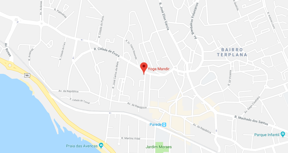 Mapa - Localização do Yoga Mandir
